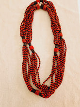 Carregar imagem no visualizador da galeria, Delogun Fio de Contas de Exu 7 voltas