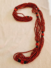 Carregar imagem no visualizador da galeria, Delogun Fio de Contas de Exu 7 voltas