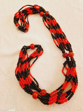 Carregar imagem no visualizador da galeria, Delogun Fio de Contas de Exu 7 voltas