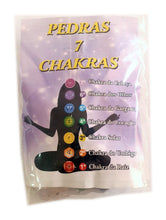 Load image into Gallery viewer, Kit Pedras 7 Chakras Brutas Grandes