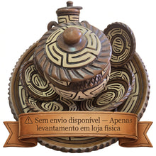 Load image into Gallery viewer, Igbá Barro Marajoara Completo (Por favor ler a nota sobre o envio deste produto)
