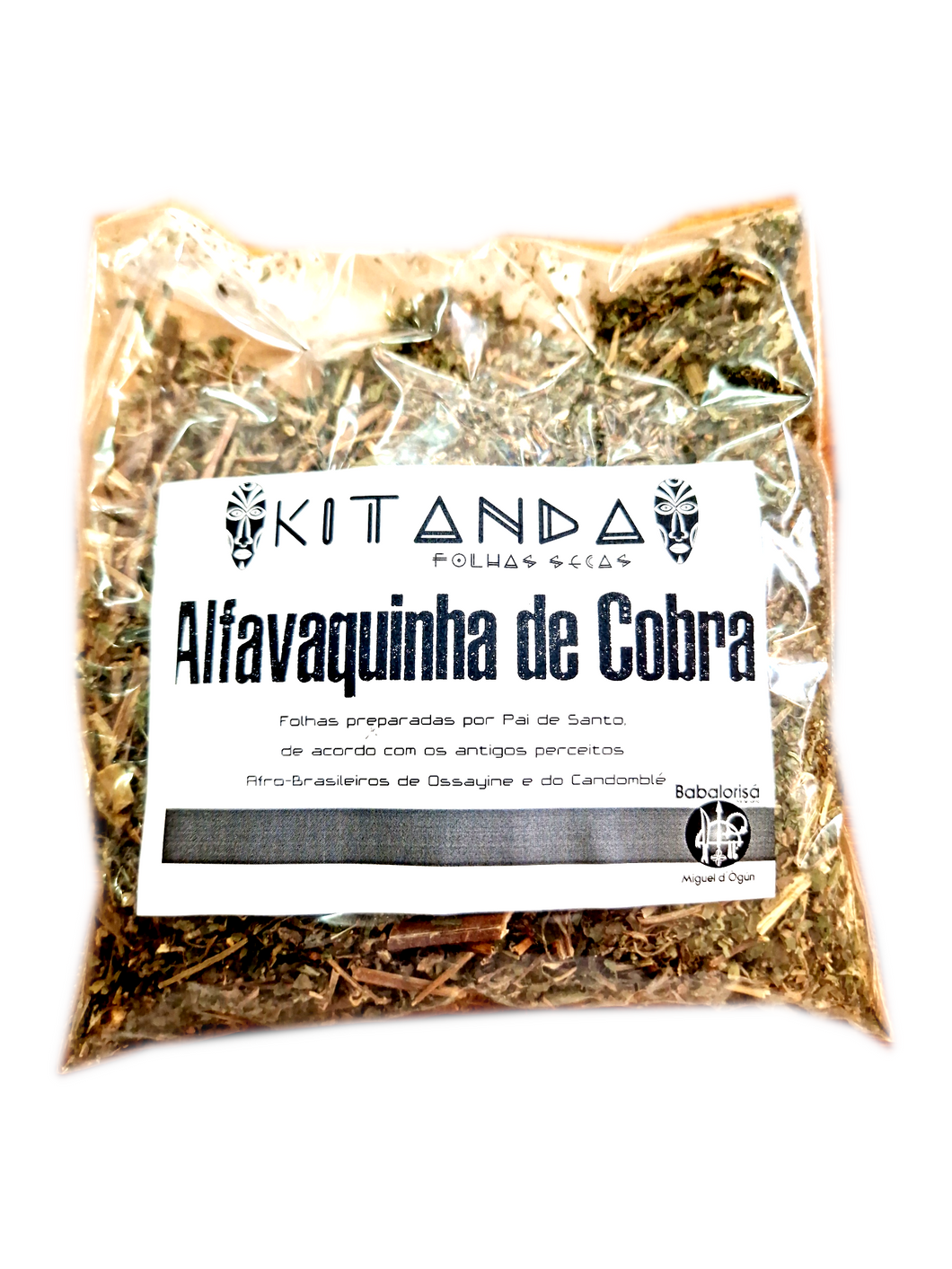 Folha Seca - Alfavaquinha de Cobra 50g