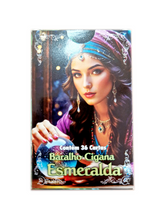 Load image into Gallery viewer, Baralho de Cigana Esmeralda 36 Cartas
