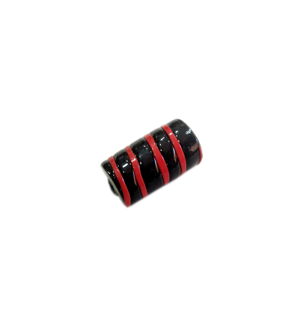 Firma Tubular Opaca Preta / Vermelha