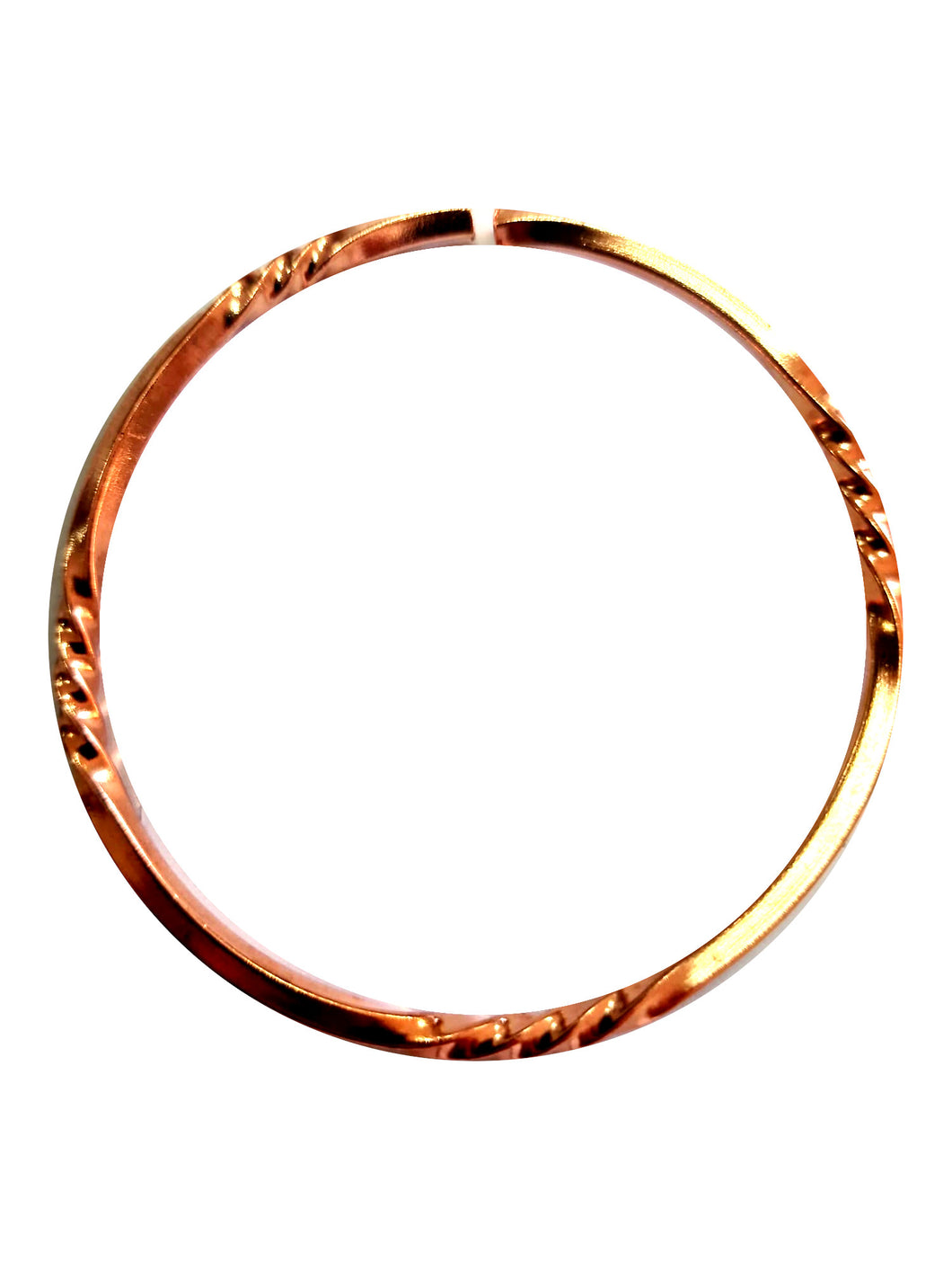 Idé Torcido Cor Cobre - Diam 8 cm