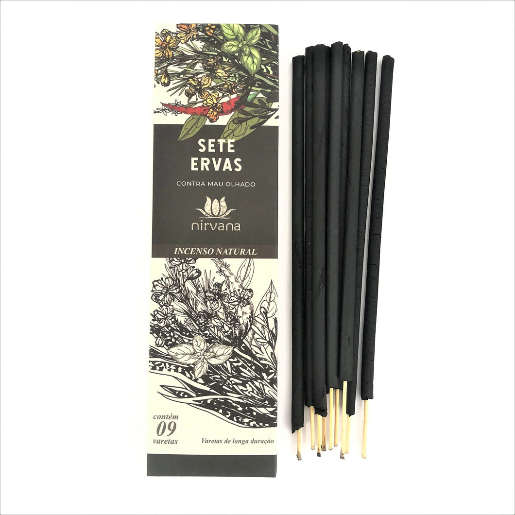 Incenso Nirvana Sete Ervas