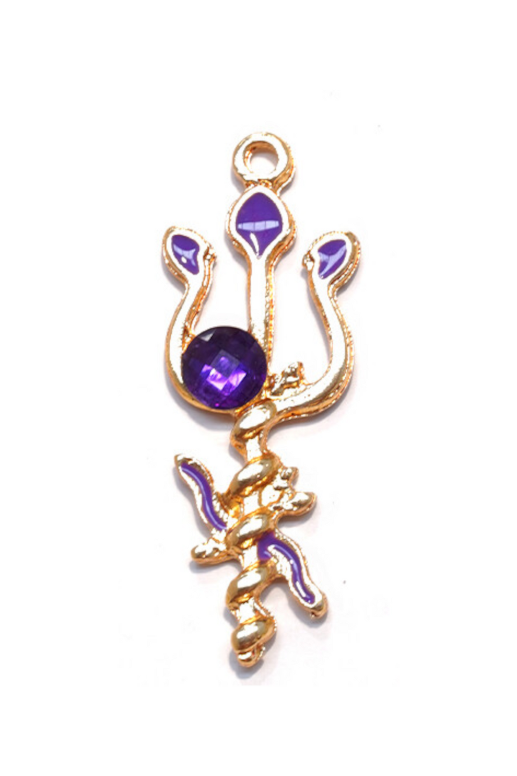 Pingente Tridente Pombagira Maria Mulambo com Brilhante