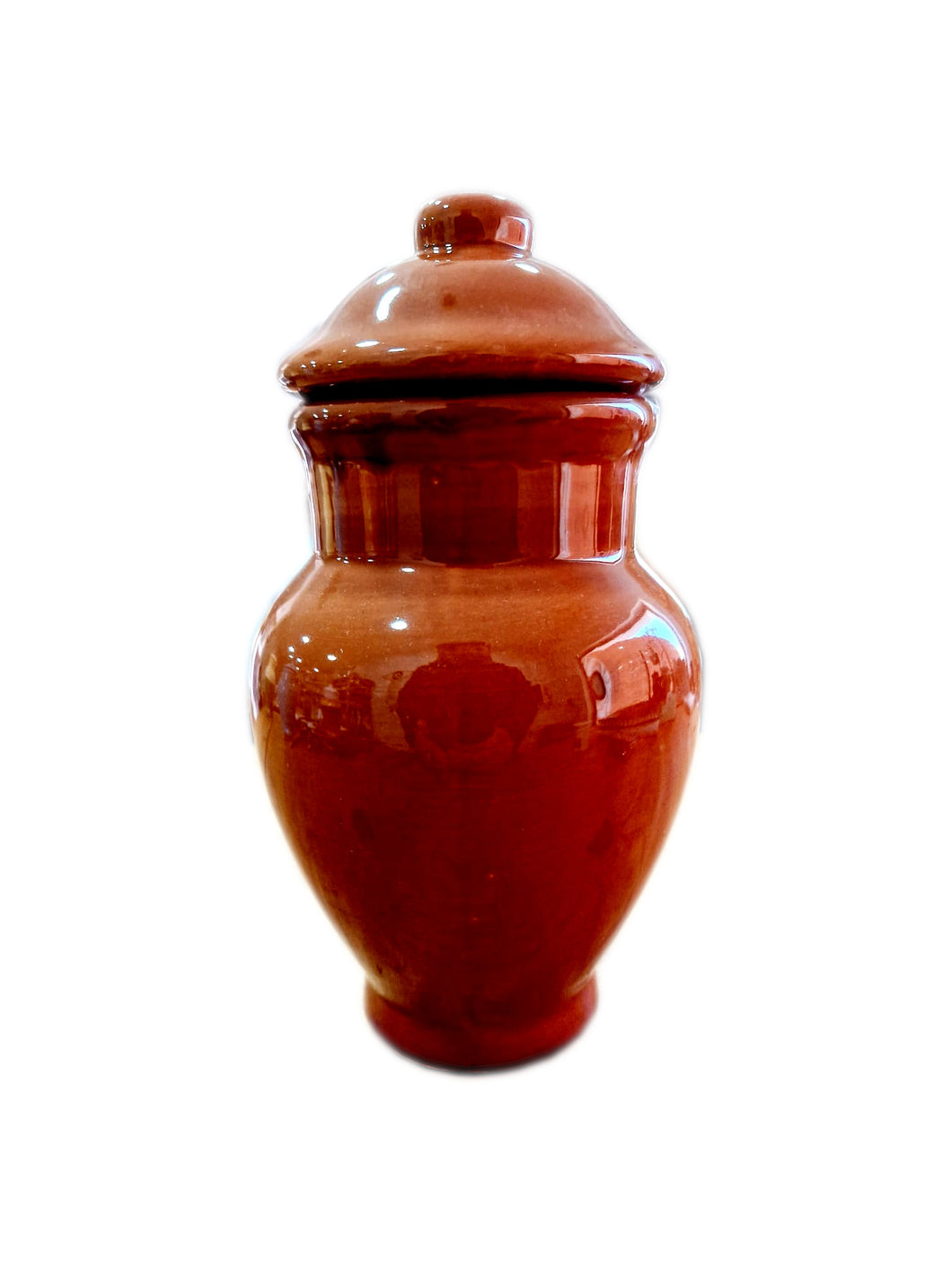 Quartinha de Loiça Sem Asa Castanho 18cm (Xangô / Exú / Obaluayê)