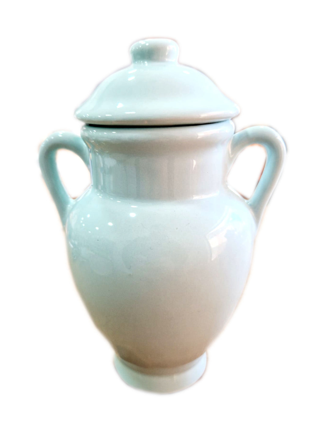 Quartinha de Loiça Com Asa 18cm Branca (Oxalá / Oxalufã / Igbá Ori / Todas Yabás)