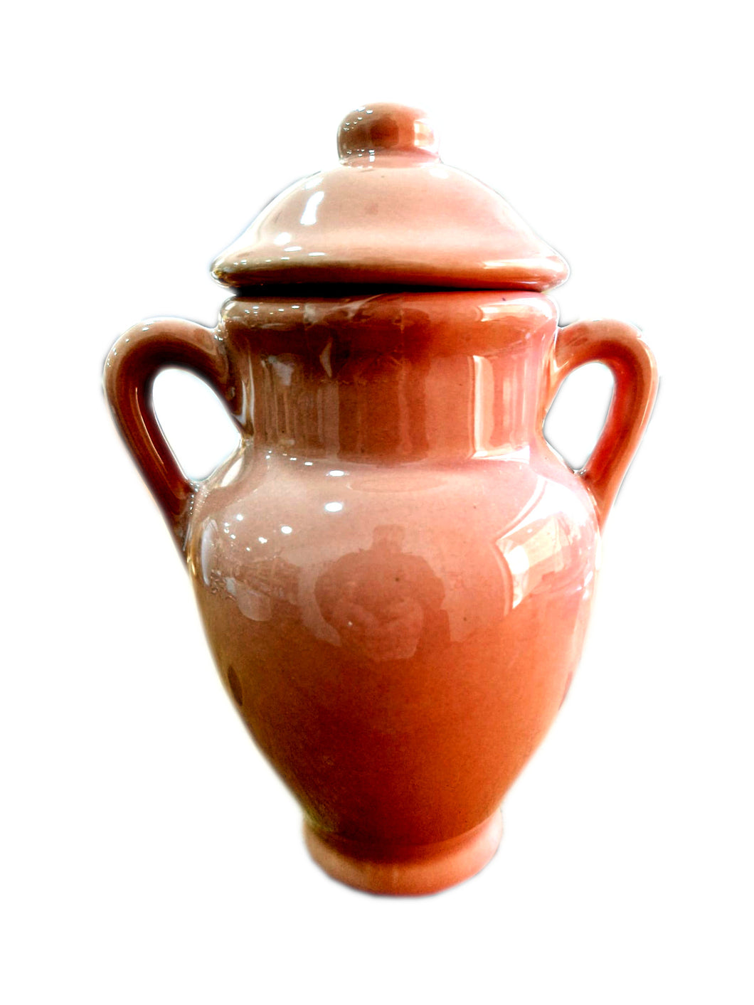 Quartinha de Loiça Com Asa 18cm Rosa (Ibeji / Yemonjá / Iansã / Yiewá)