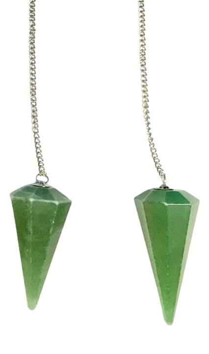 Pêndulo Quartzo Verde Modelos Sortidos (Imagem Não Vinculativa)