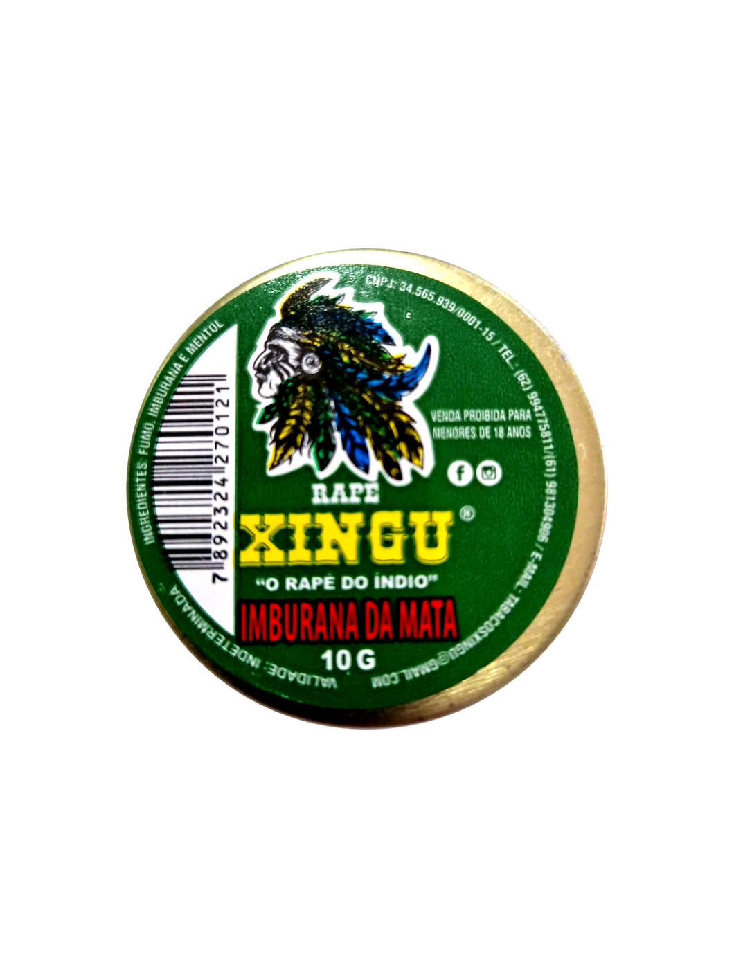 Rapé Xingu Imburana da Mata - 10g