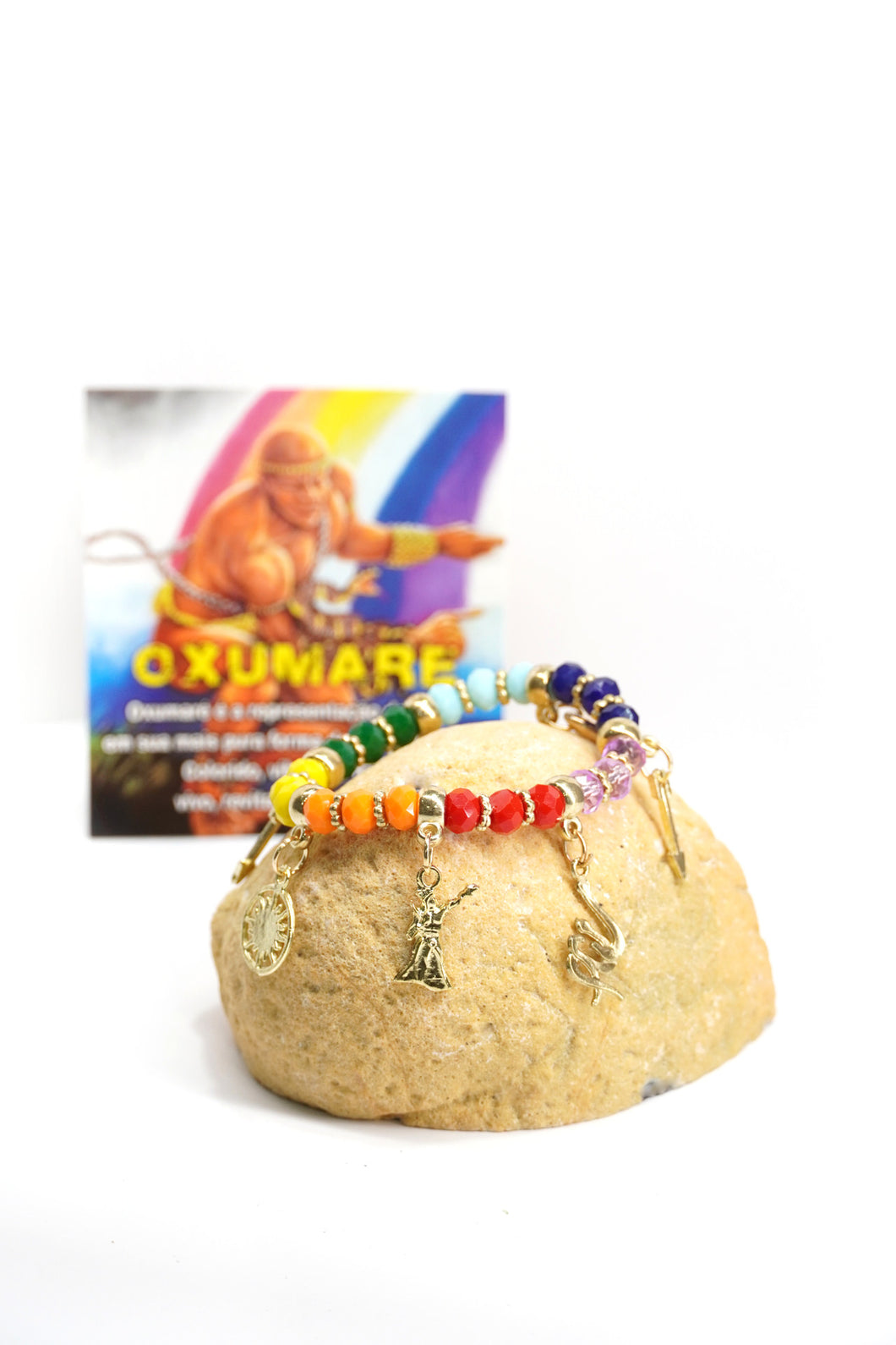 Pulseira Premium Candomblé e Umbanda:  Oxumaré
