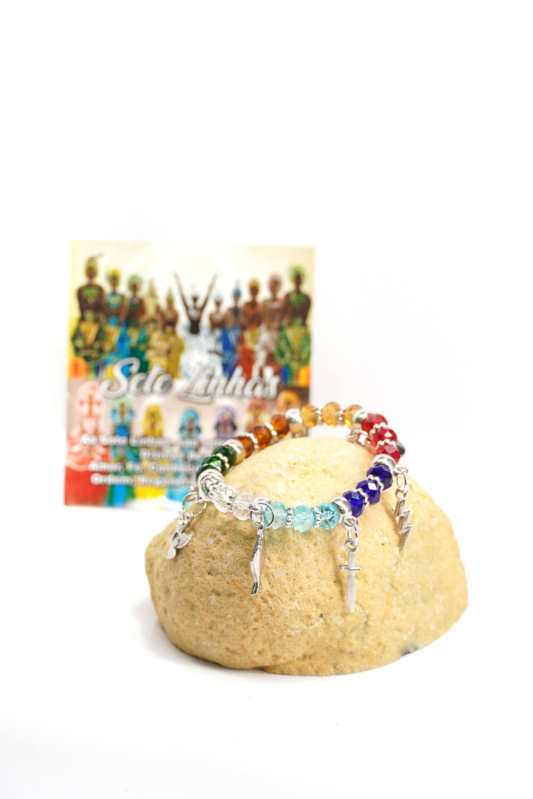 Pulseira Premium Candomblé e Umbanda: 7 Linhas