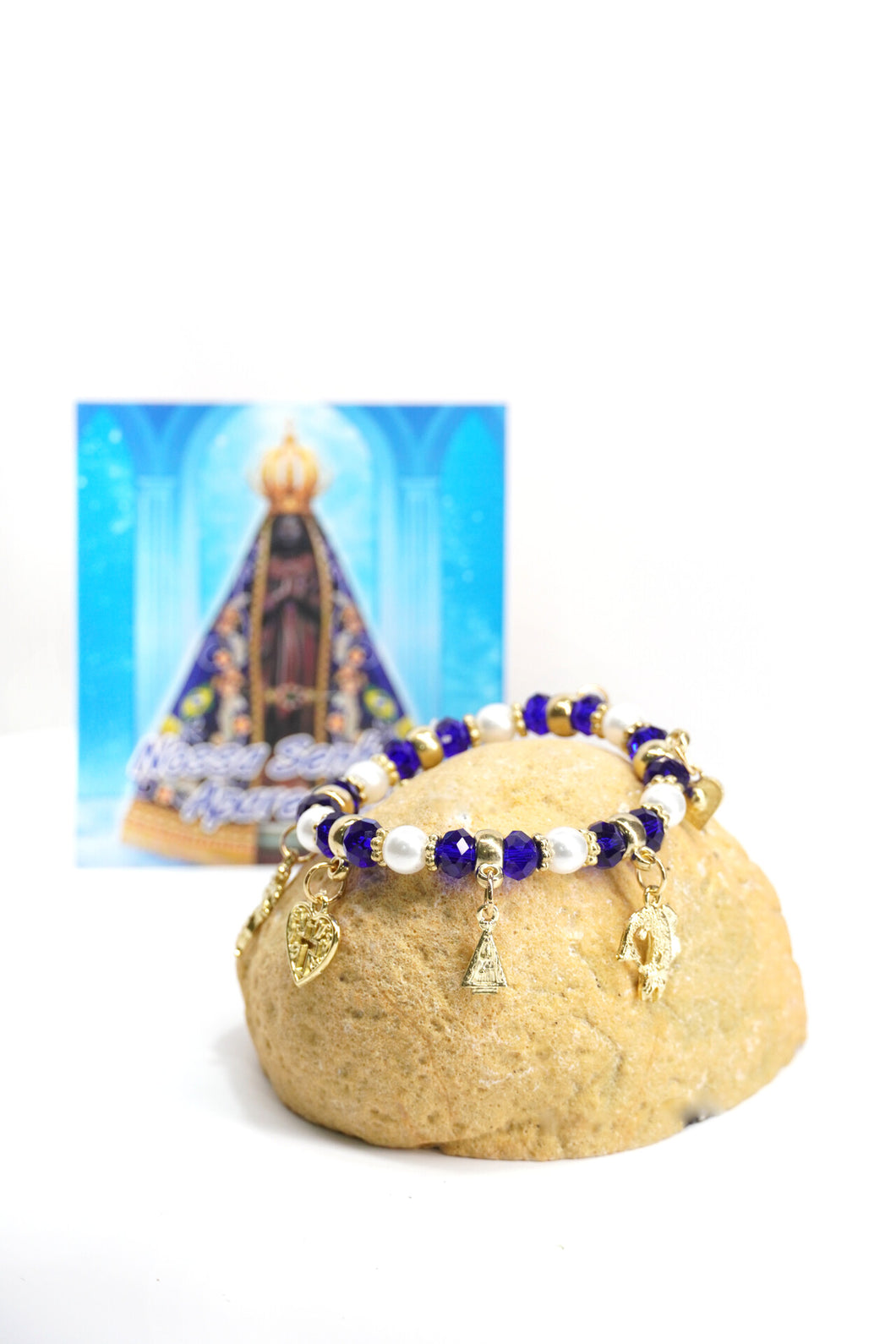 Pulseira Premium Candomblé e Umbanda:  Nª. Srª. Aparecida