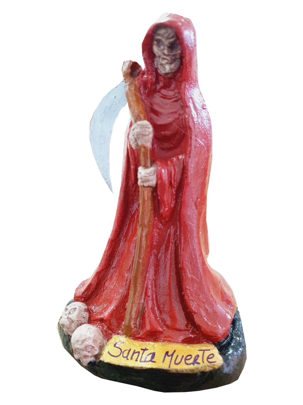 Imagem Santa Muerte Vermelha  - 10 cm