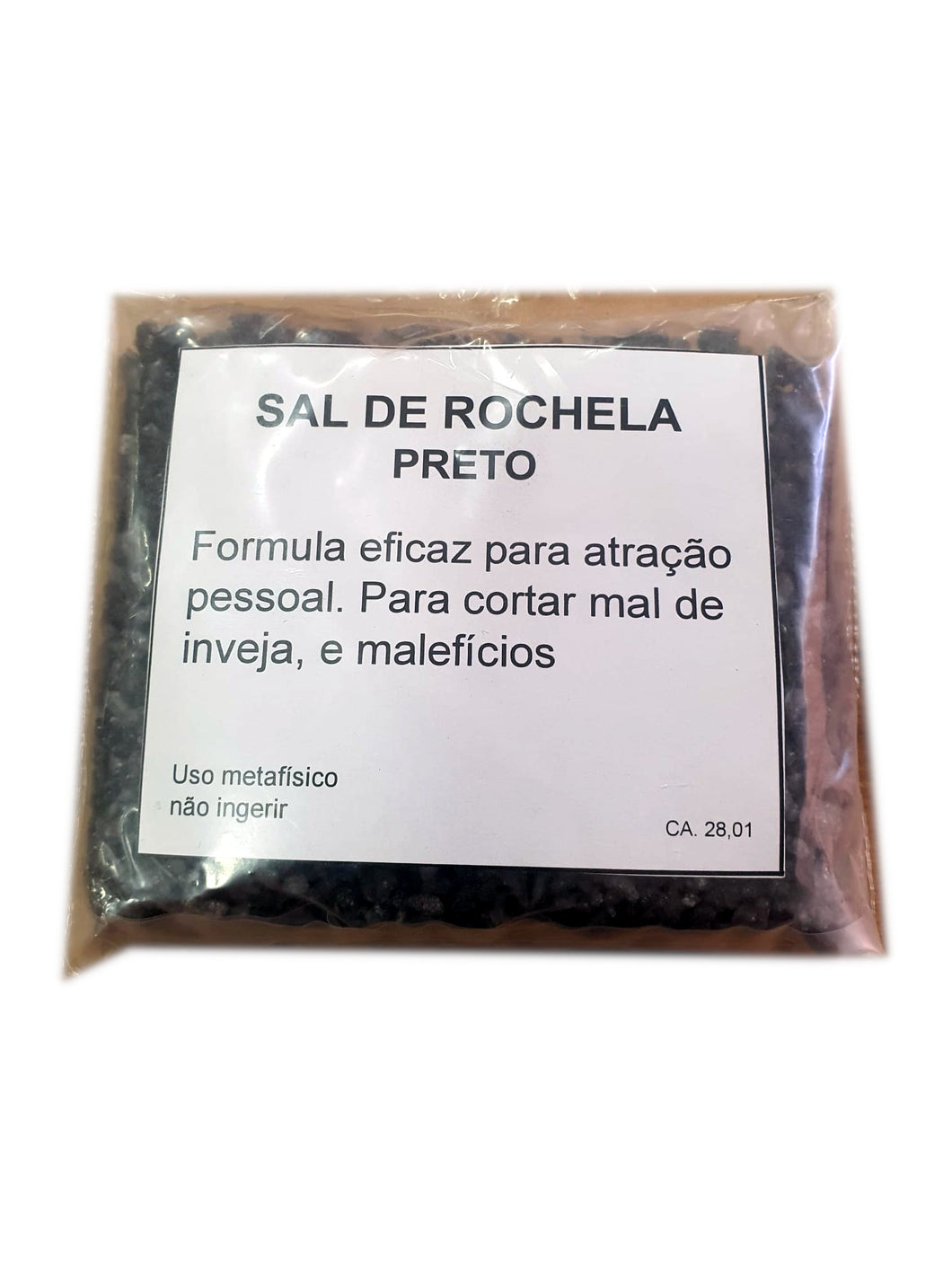 Sal Rochela / Sal de Chama 100g Preto