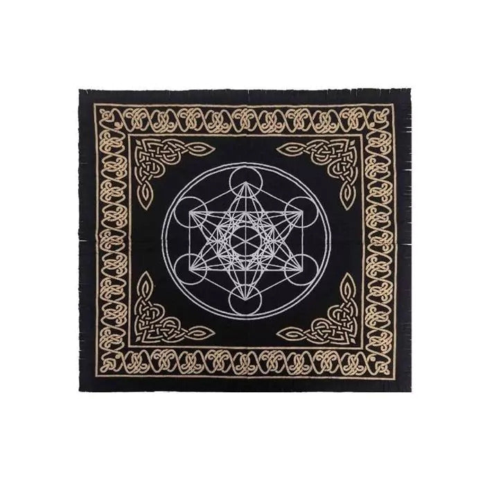 Pano de Altar / Tarot com Desenho Geometrico  60x60cm